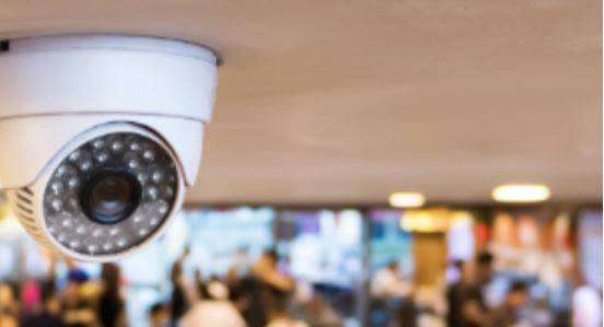 Security Camera in a crowded room