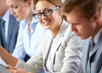 Smiling Business Team
